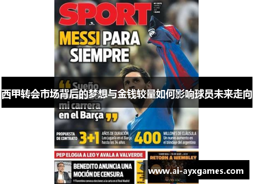 西甲转会市场背后的梦想与金钱较量如何影响球员未来走向 西甲转会市场背后的梦想与金钱较量如何影响球员未来走向
