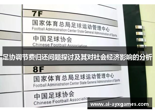 足协调节费归还问题探讨及其对社会经济影响的分析